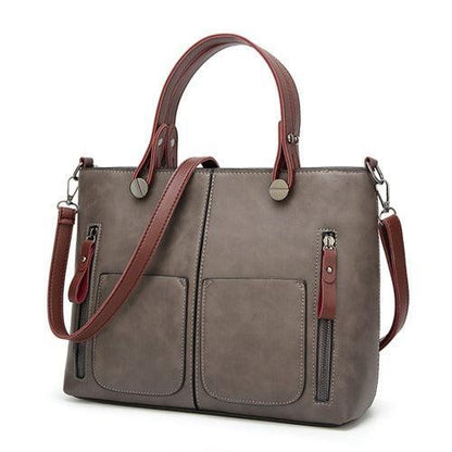 Ambont – Women's Vintage PU Leather Shoulder Bag with Adjustable Crossbody Strap